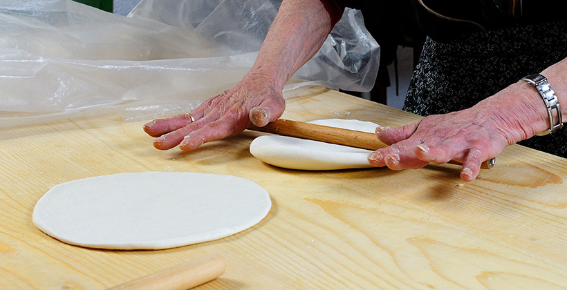 Pane Carasau tipico sardo